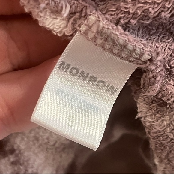 Monrow sunburst tie dye relaxed fit hoodie shades of blue and purple size small - Picture 8 of 8